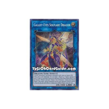 Galaxy-Eyes Solflare Dragon (Ultra Rare)