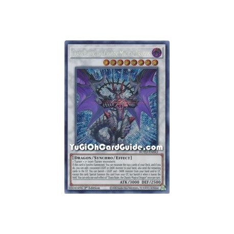 Chaos Ruler, the Chaotic Magical Dragon (Secret Rare)