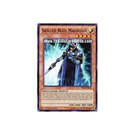 Skilled Blue Magician (Super Rare)