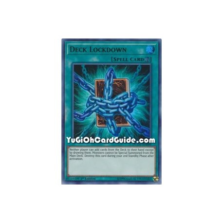 Deck Lockdown (Ultra Rare)