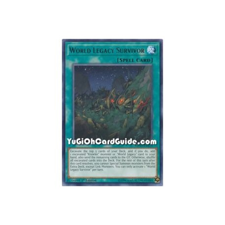 World Legacy Survivor (Super Rare)