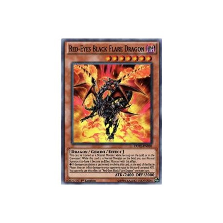 Red-Eyes Black Flare Dragon (Super Rare)