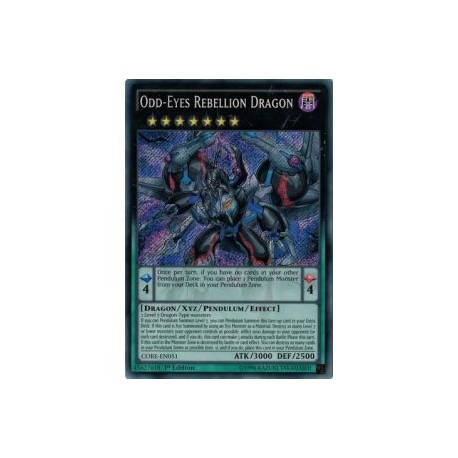 Odd-Eyes Rebellion Dragon (Secret Rare)