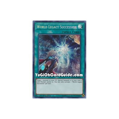 World Legacy Succession (Prismatic Secret Rare)